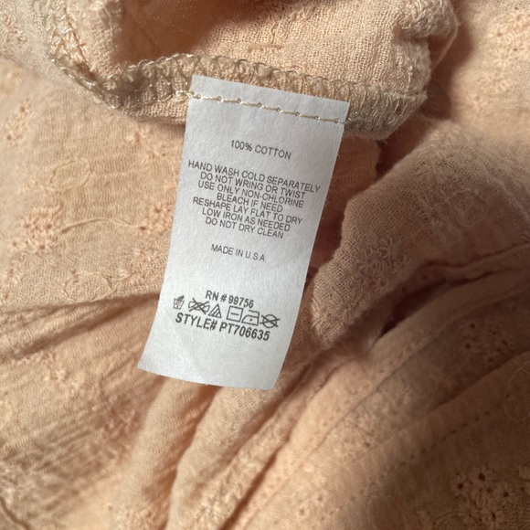 Painted Threads Ruffle Sleeve Peplum Tank Top - Picture 6 of 8